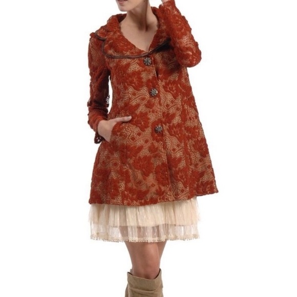 Anthropologie Jackets & Blazers - RYU Lace Jacket/Coat Anthro Sz Med